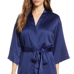 Flora Nikrooz Navy Kimono Robe